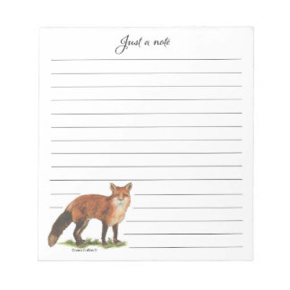 Collection Australian Fox Note Pad Anteckningsblock