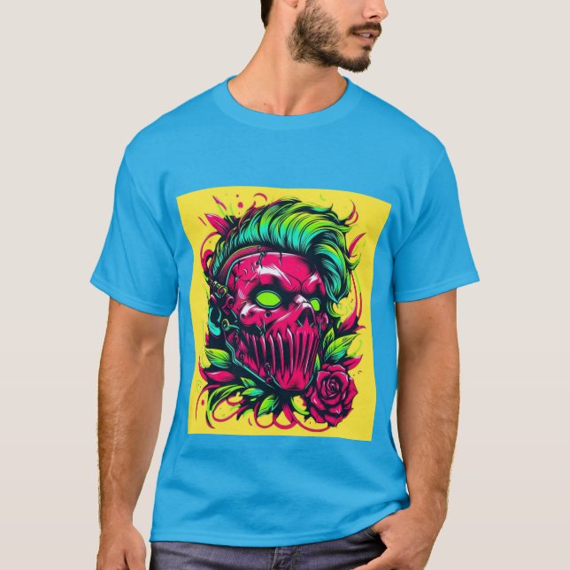 Collection Crazy Crypto Zombies T Shirt (Framsida)