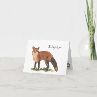 Collection Fox Note Card Kort