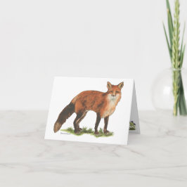 Collection Fox Note Card Kort