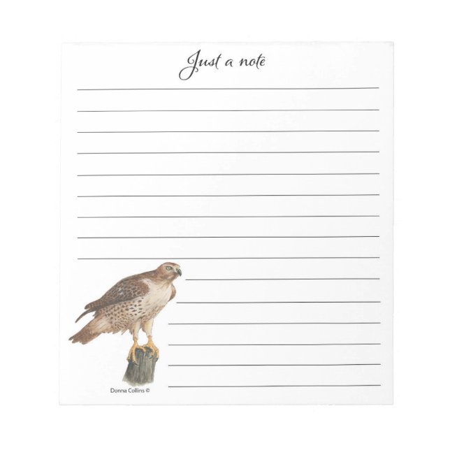 Collection Hawk Note Pad Anteckningsblock (Framsida)
