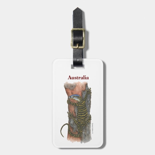 Collection Lizard Luggage Tag Bagagebricka (Vertikal Framsida)