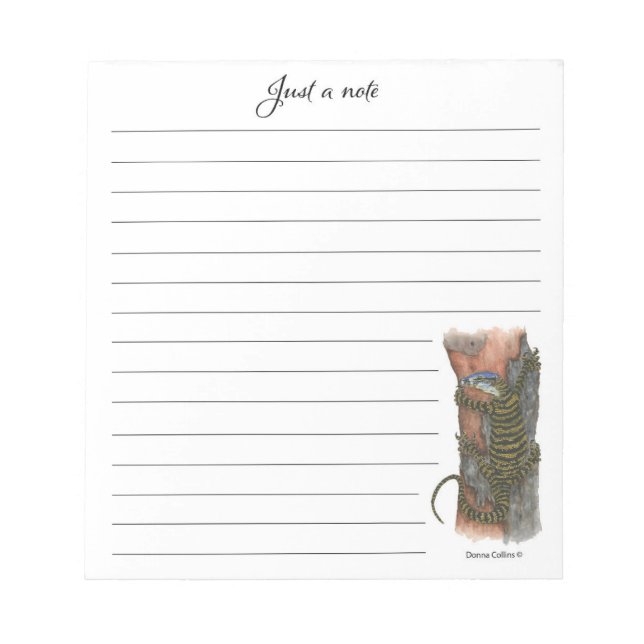 Collection Lizard Note Pad Anteckningsblock (Framsida)