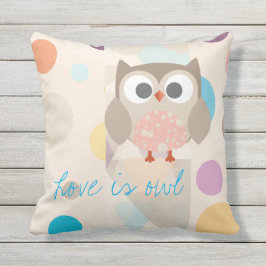 Collection "Love is owl" Kudde