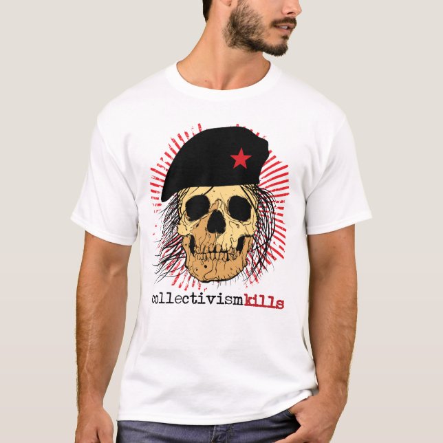 Collectivism dödar skjortan t-shirt (Framsida)