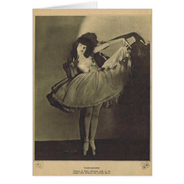 Colleen Moore 1922 Hälsningskort (Framsidan)
