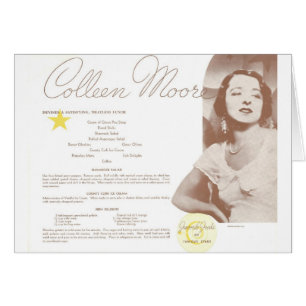 Colleen Moore Irish Luncheon Hälsningskort