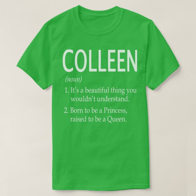 Colleen Namn Gift 138 T Shirt (Design framsida)