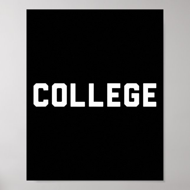 College '80s Party House Film College  Poster (Framsidan)
