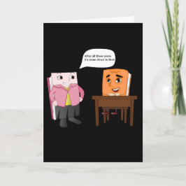 College Acceptance - Young Man Kort