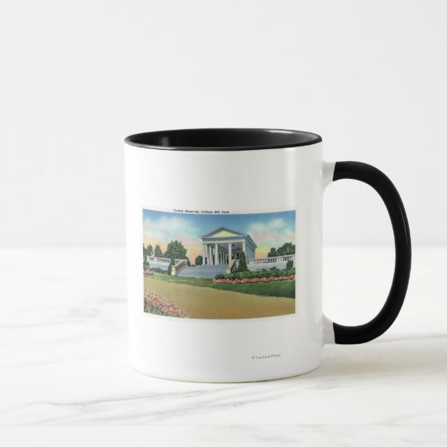 College Backe Park View of Dudley Memorial Mugg (Höger)