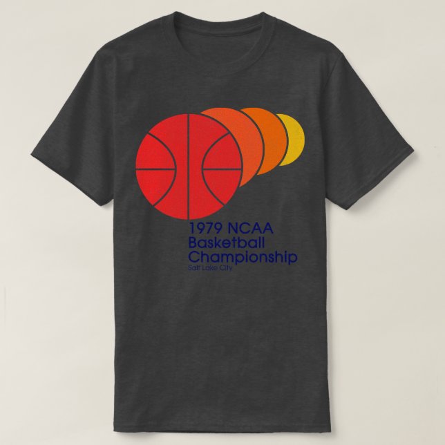 College Basketball Championship 1979 T Shirt (Design framsida)