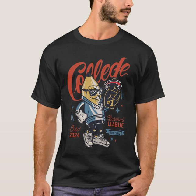 College Basketball League T-Shirt (Framsida)