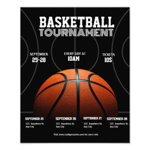 College Basketbollturnering, Basketboll Sport Fototryck