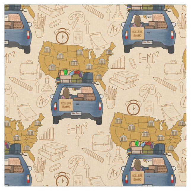 College Bound Tyg (Närbild)