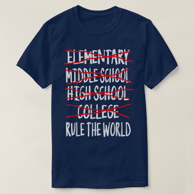 College Class of 2022 College Graduation College G T Shirt (Design framsida)