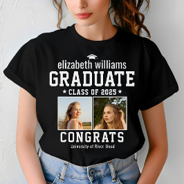College Class of 2025 Student Namn T Shirt