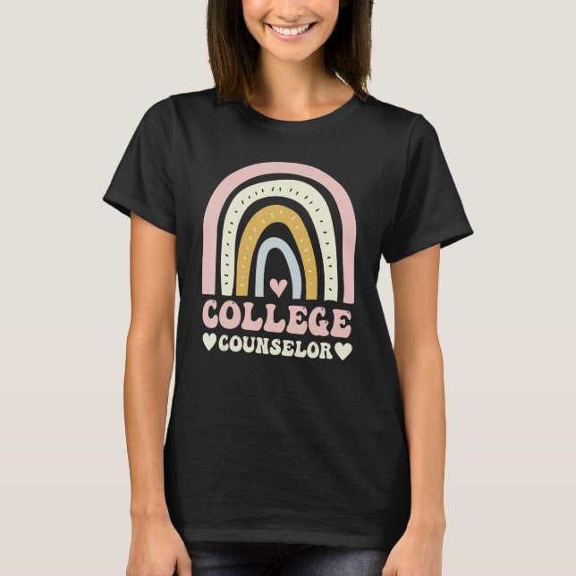 College counselor appreciation high school counsel t shirt (Framsida)
