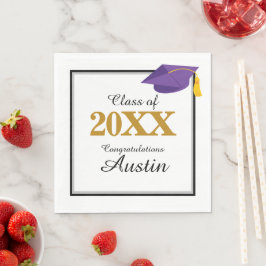 College eller High School Studenten Pappersservett