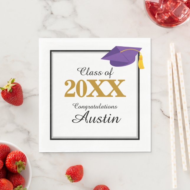 College eller High School Studenten Pappersservett (Insitu)