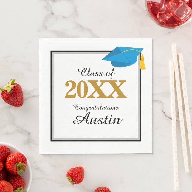 College eller High School Studenten Pappersservett (Insitu)