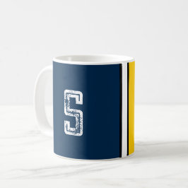 College Färg Monogram Coffee Mugg
