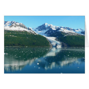 College Fjord II BeVacker Alaska Photography Hälsningskort