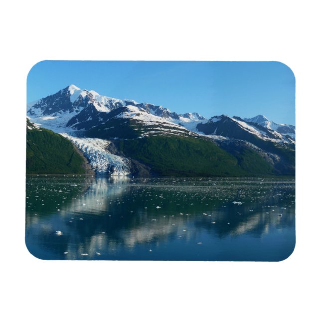 College Fjord II BeVacker Alaska Photography Magnet (Horisontell)