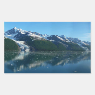 College Fjord II BeVacker Alaska Photography Rektangulärt Klistermärke
