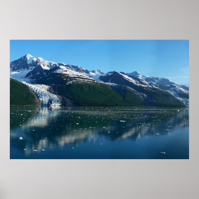College Fjord II Vacker Alaska-fotografering Poster (Framsidan)