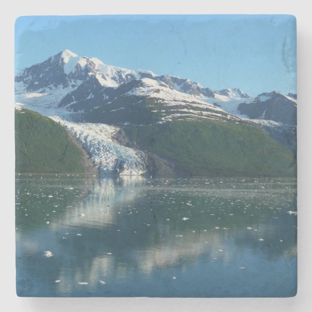 College Fjord II Vacker Alaska-fotografering Stenunderlägg (Framsidan)