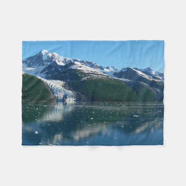 College Fjord II Vacker Alaska Fotografi Fleecefilt (Framsidan (Horisontell))