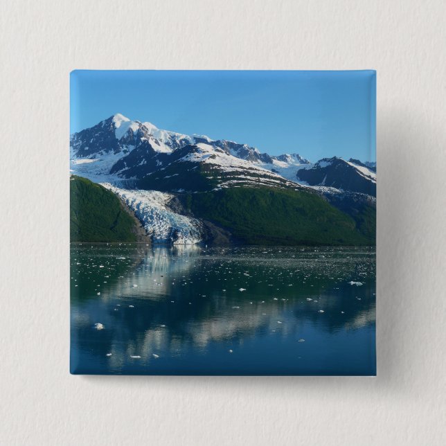 College Fjord II Vacker Alaska-fotografi Knapp (Framsida)