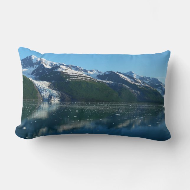 College Fjord II Vacker Alaska-fotografi Lumbarkudde (Framsida)