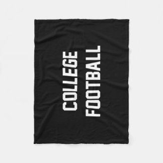 College Football Flanfiltande Täcke Fleecefilt