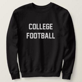College Football-sweatskjorta Lång Ärmad Tröja
