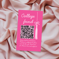 College Fund Pinka Gåva Qr Kod Examen