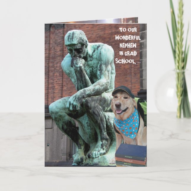 College/Grad Student, födelsedag Kort (Framsida)