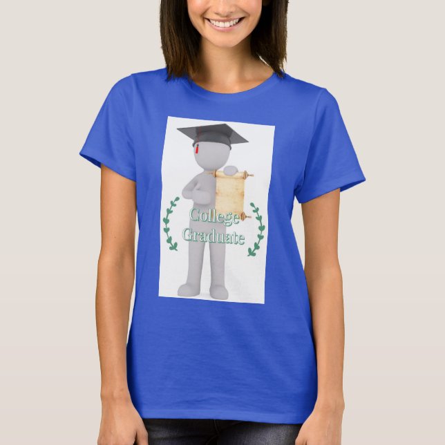 College Graduation T Shirt (Framsida)