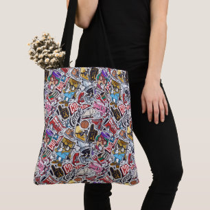 College Inslag Tote Bag Tygkasse