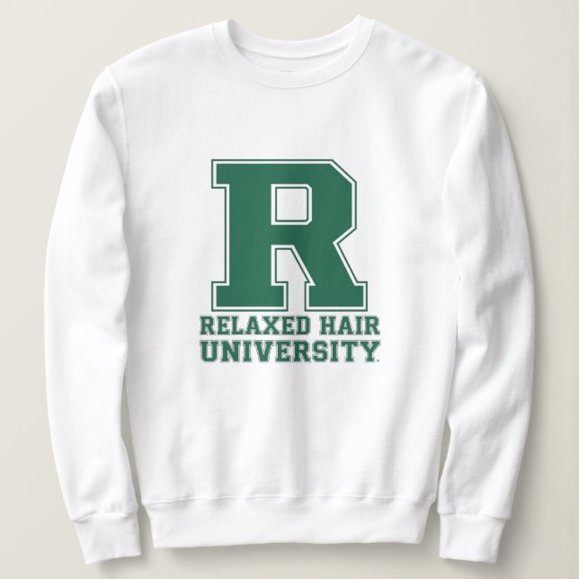 College Letter Avslappnad Hår Kärlek Grafik Tröja (Design framsida)