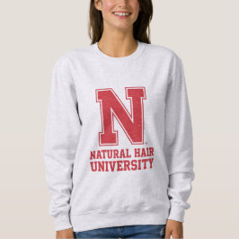 College Letter Natural Hair Graphic Sweatshirt T Shirt
