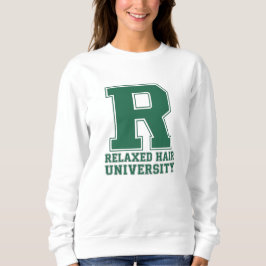 College Letter Relaxed Hair Love Graphic Pullover T Shirt