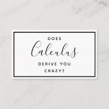 College Math Tutor - ett fantastiskt Affärskort