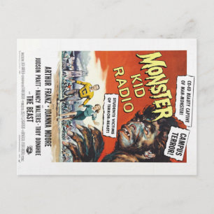 College Monsters från Monster Kid Radio Postcard Vykort