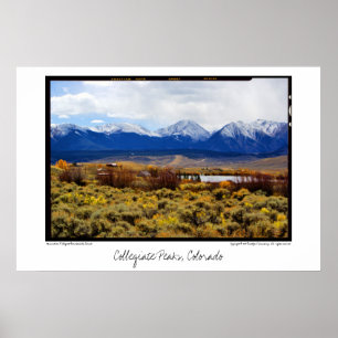 College- nå en höjdpunkt, Colorado Poster