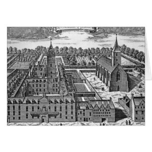 College of Glasgow, från "Theatrum" Hälsningskort