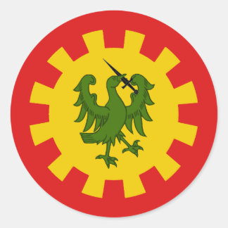 College of Saint Christina Populace Badge Runt Klistermärke