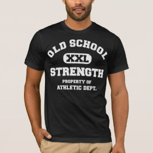 College- old schoolstyrka t shirt