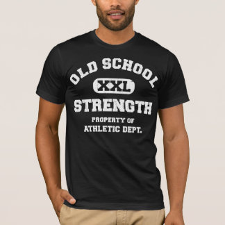 College- old schoolstyrka t shirt